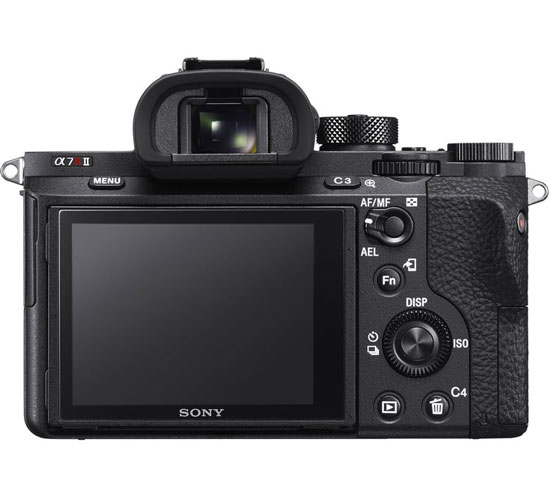 索尼A7R II背面